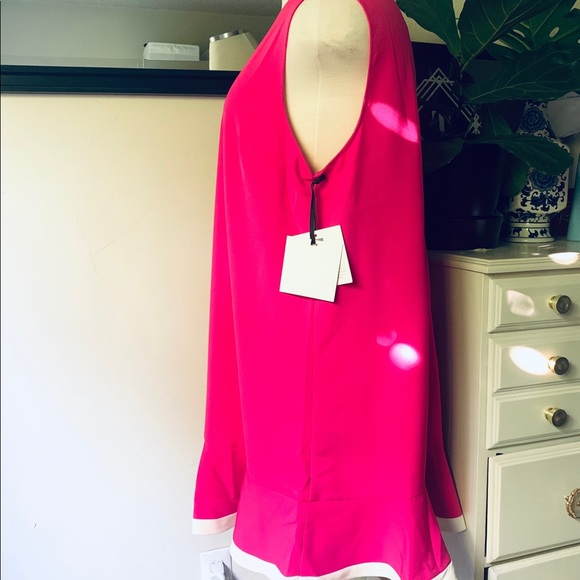 Victoria Beckham Sleeveless Ruffle Dress - Picture 3 of 4